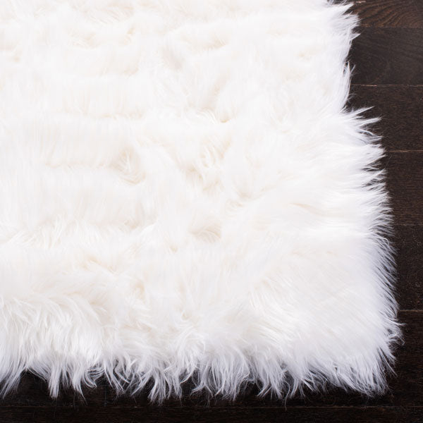 safavieh clearance faux sheep skin fss235a ivory rug