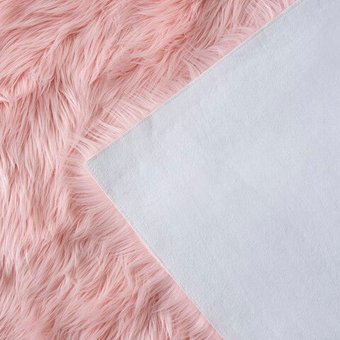 safavieh clearance faux sheep skin fss235g pink rug