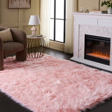 safavieh clearance faux sheep skin fss235g pink rug
