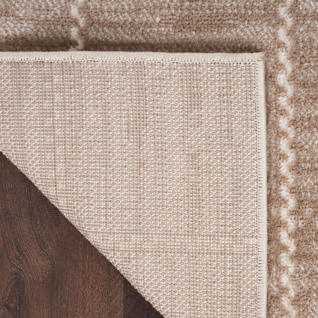 nourison serenity home srh05 mocha ivory rug