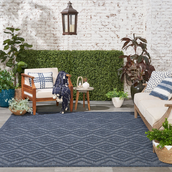 nourison versatile nrv01 navy blue rug