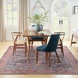 nourison grand washables grw02 navy brick rug