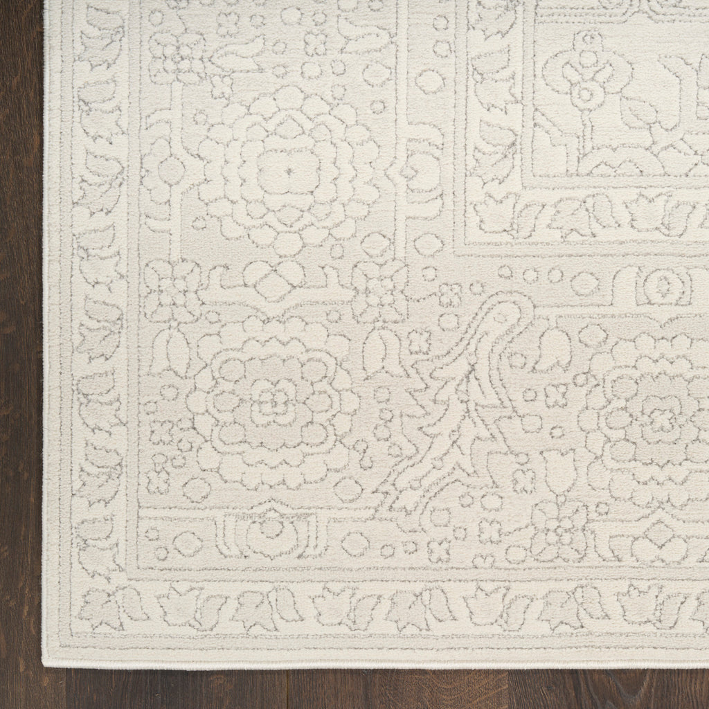nourison grace gce02 ivory light grey rug