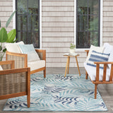 nourison garden oasis goa01 blue rug