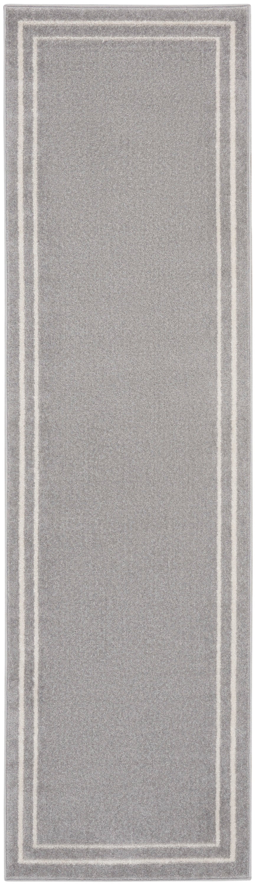 nourison nourison essentials nre02 grey ivory rug