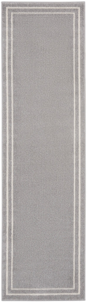nourison nourison essentials nre02 grey ivory rug