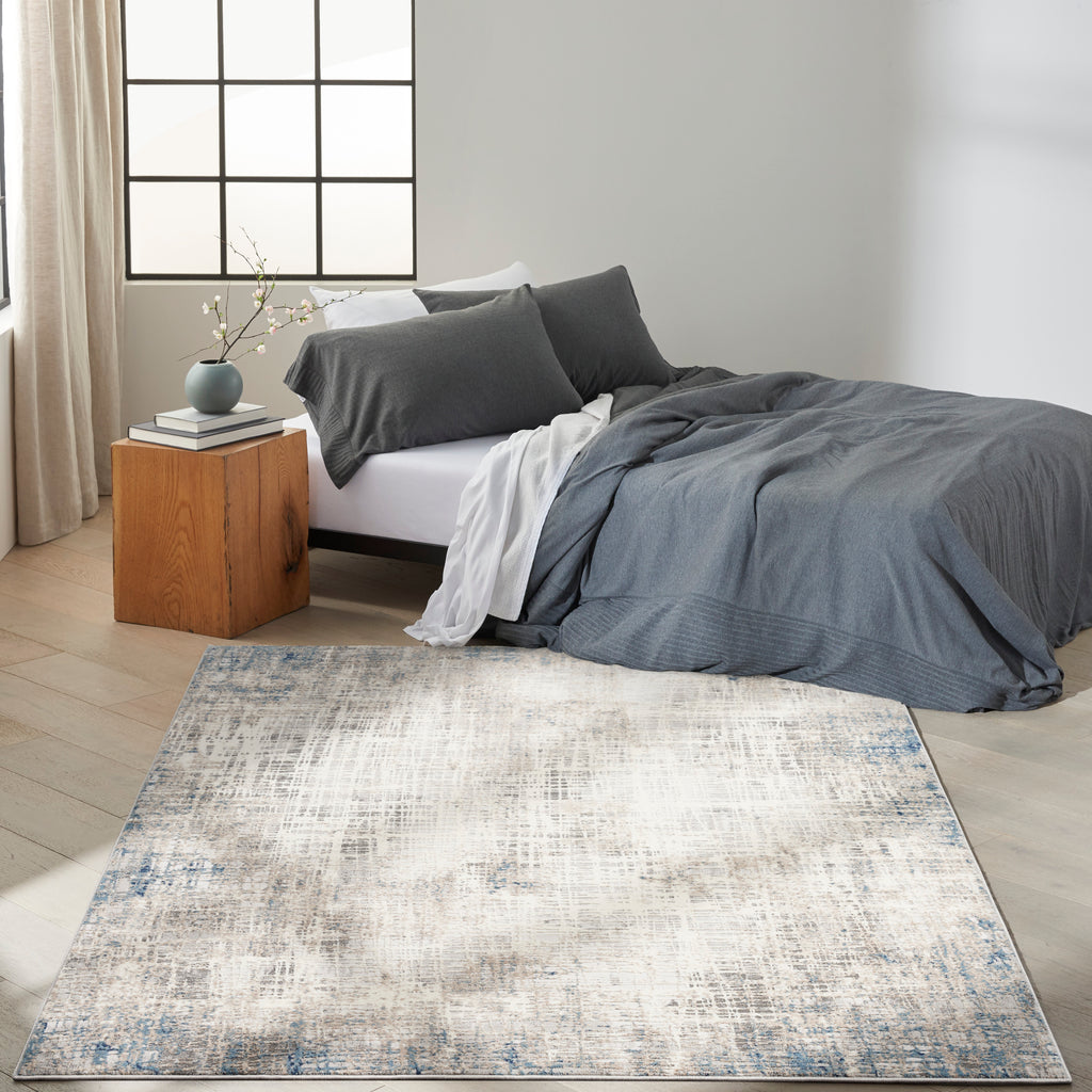 nourison ck022 infinity ifn01 blue multicolor rug