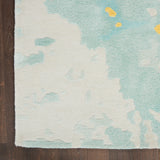 nourison prismatic prs26 seafoam gold rug