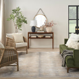 nourison abstract hues abh03 grey gold rug