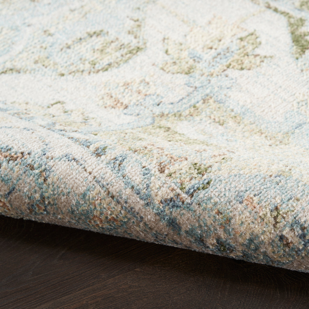 nourison astra machine washable asw12 blue green rug