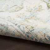 nourison astra machine washable asw12 blue green rug