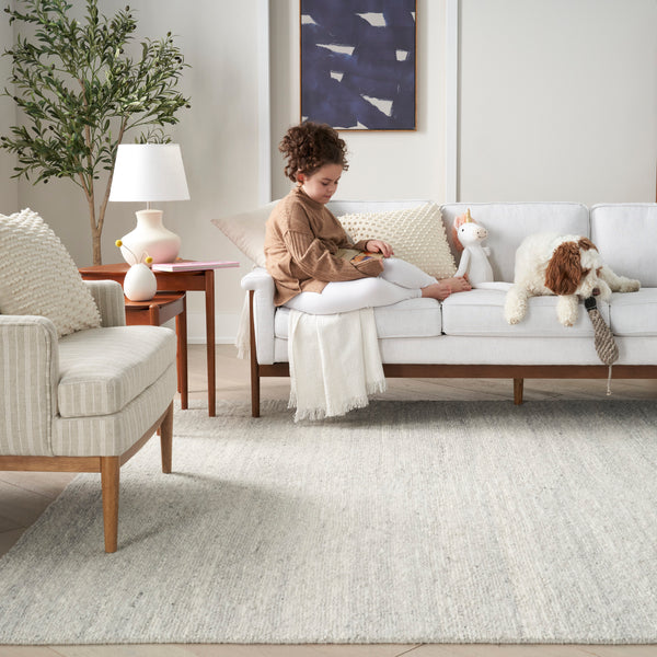 nourison alanna aln01 silver rug