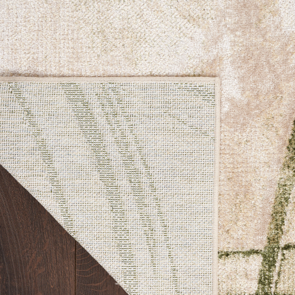 nourison astra machine washable asw14 beige green rug