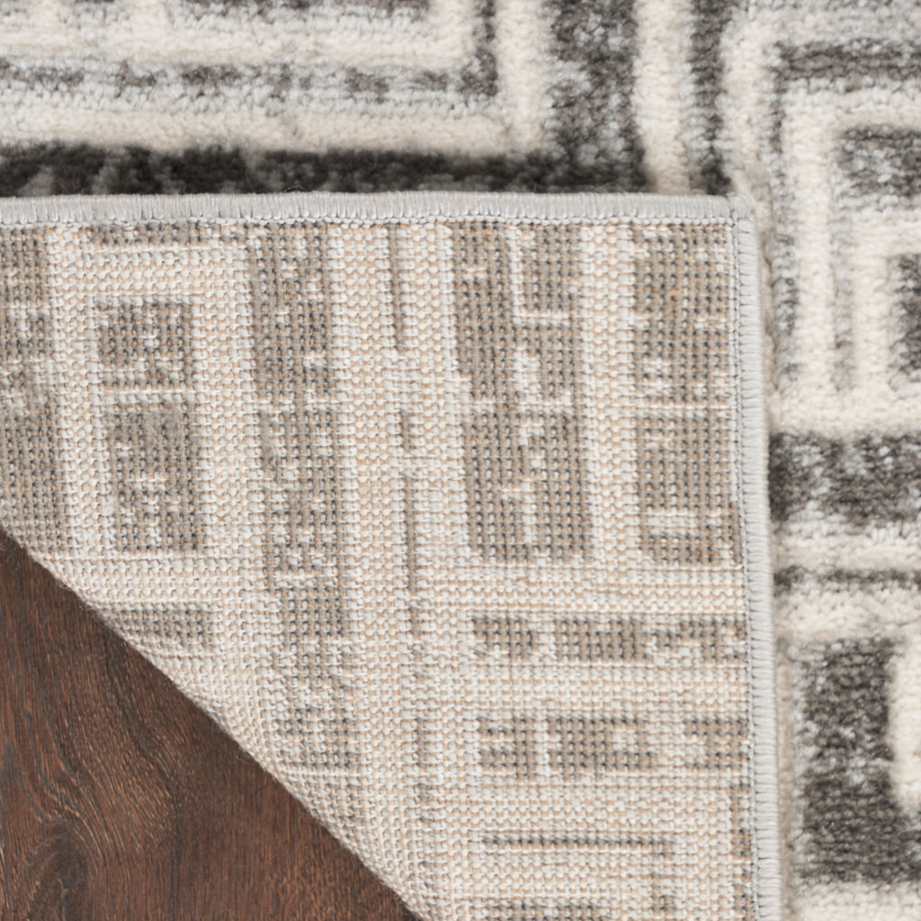 nourison serenity home srh04 grey ivory rug