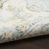 nourison astra machine washable asw12 blue green rug