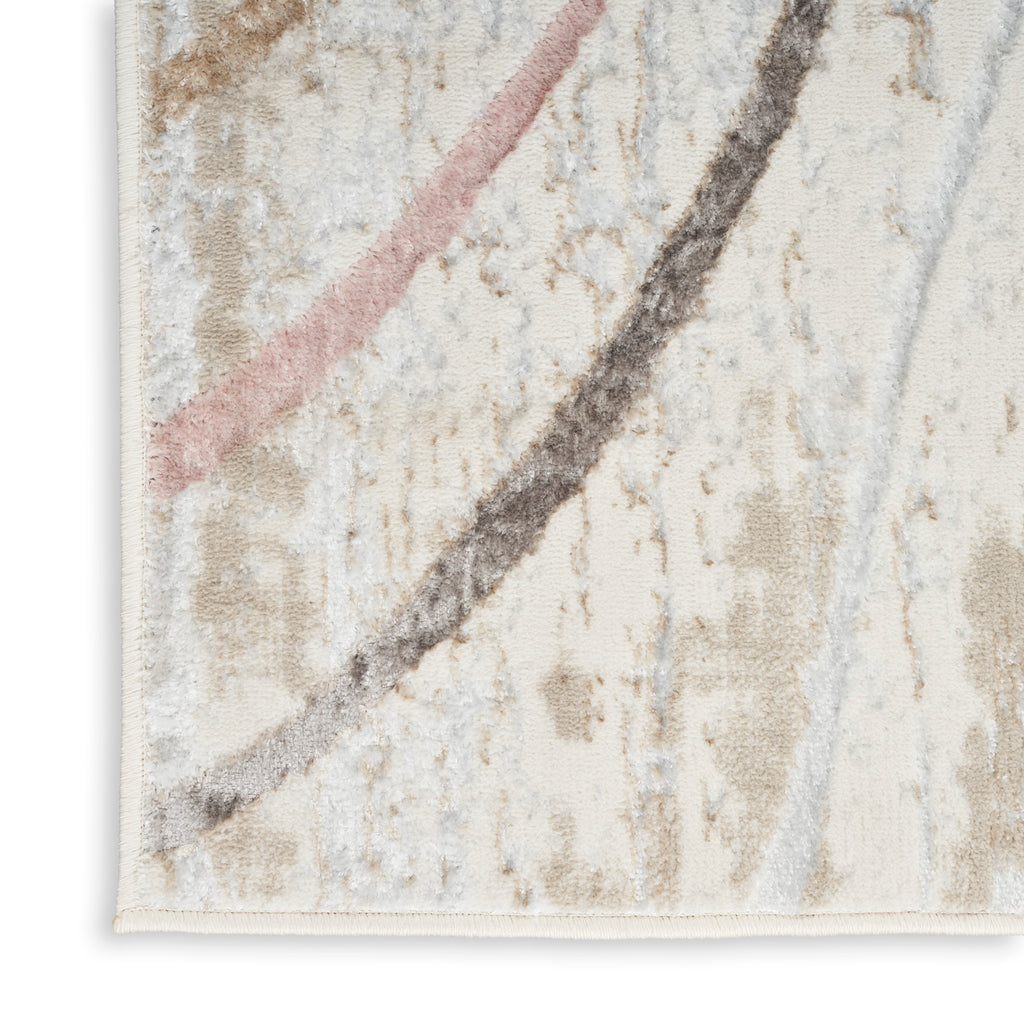 nourison glitz glz01 ivory multi rug
