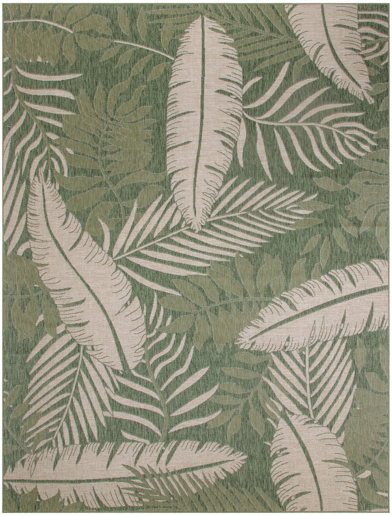 nourison garden oasis goa02 green ivory rug