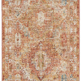 nourison sahar shr01 rust rug