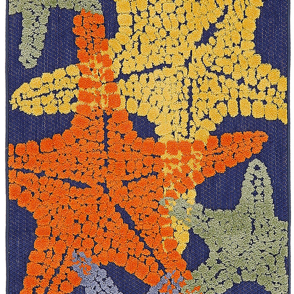 nourison aloha alh28 blue multicolor rug