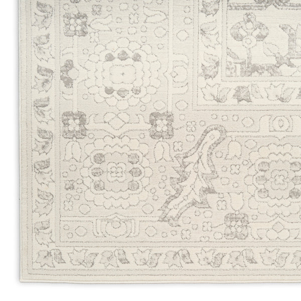 nourison grace gce02 grey rug