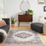 nourison passion psn03 ivory blue rug