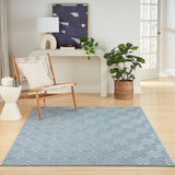 nourison care free caf03 blue rug