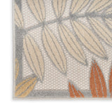 nourison aloha alh18 blue mocha rug
