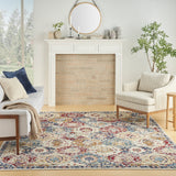 nourison grafix grf31 blue multicolor rug