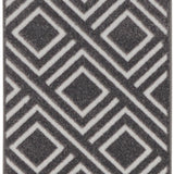 nourison care free caf03 grey rug