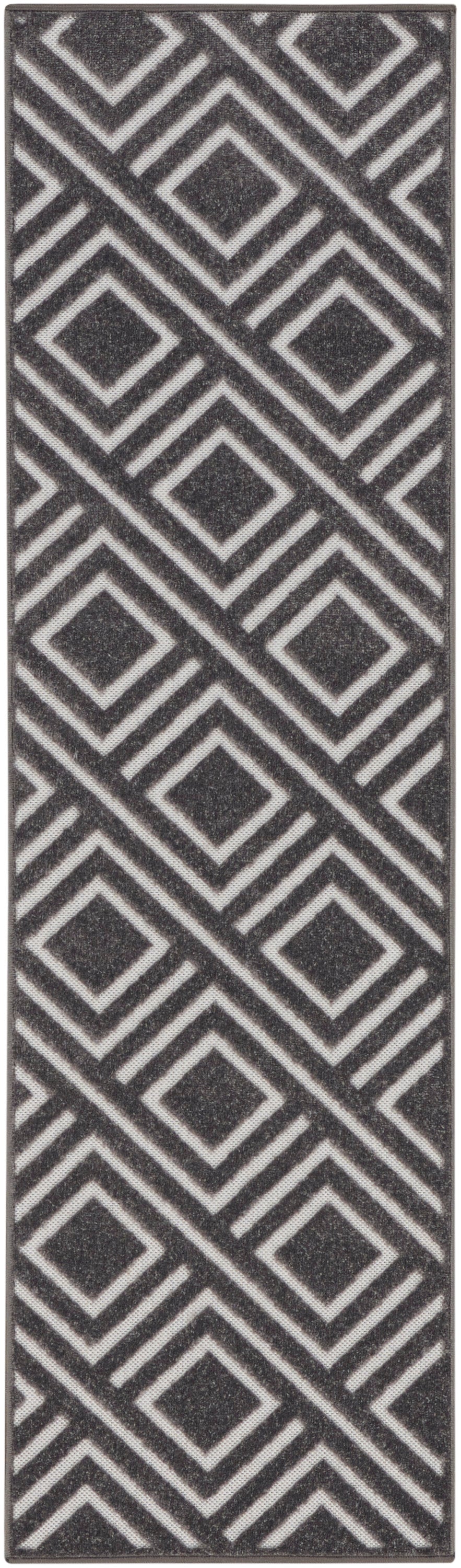 nourison care free caf03 grey rug