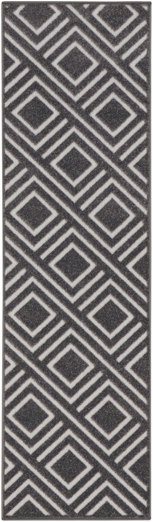 nourison care free caf03 grey rug