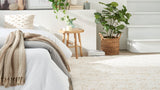 nourison cozy shimmer csh01 ivory gold rug