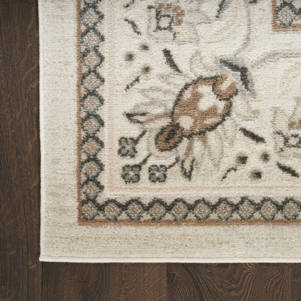 nourison serenity home srh02 ivory mocha rug