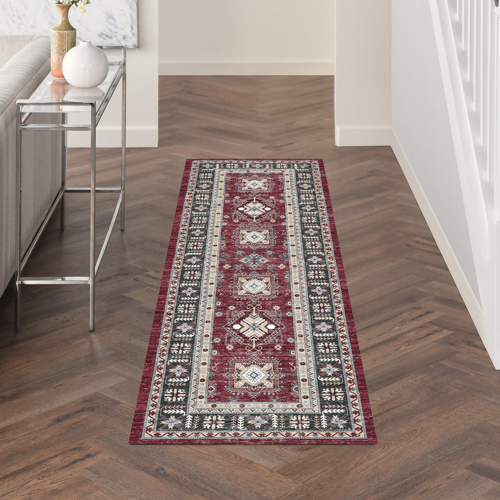 nourison fulton ful03 red rug