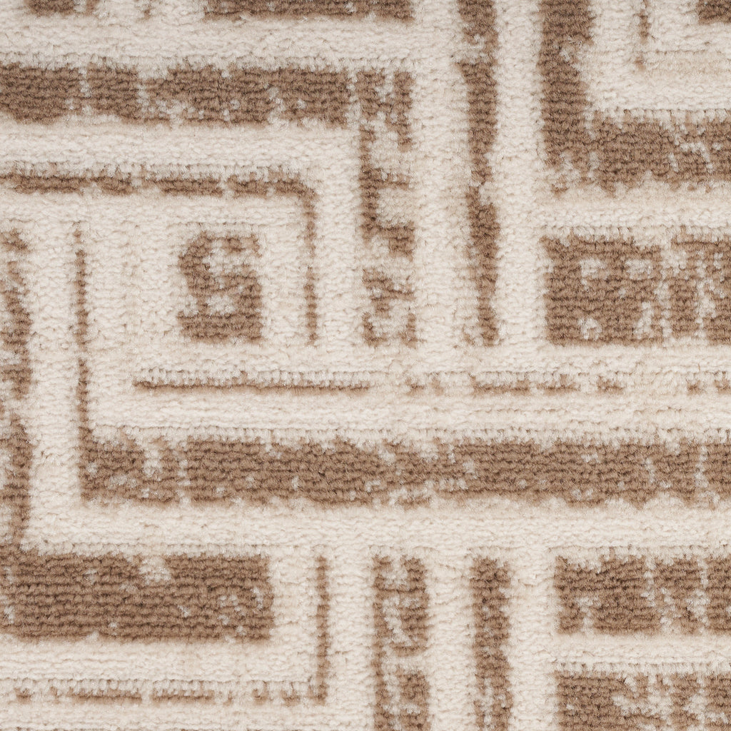 nourison serenity home srh04 mocha ivory rug