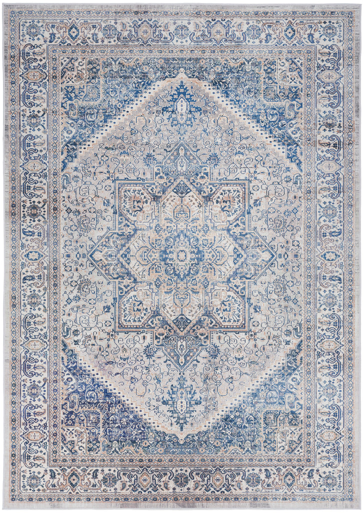 nourison vintage home vnh01 beige blue rug