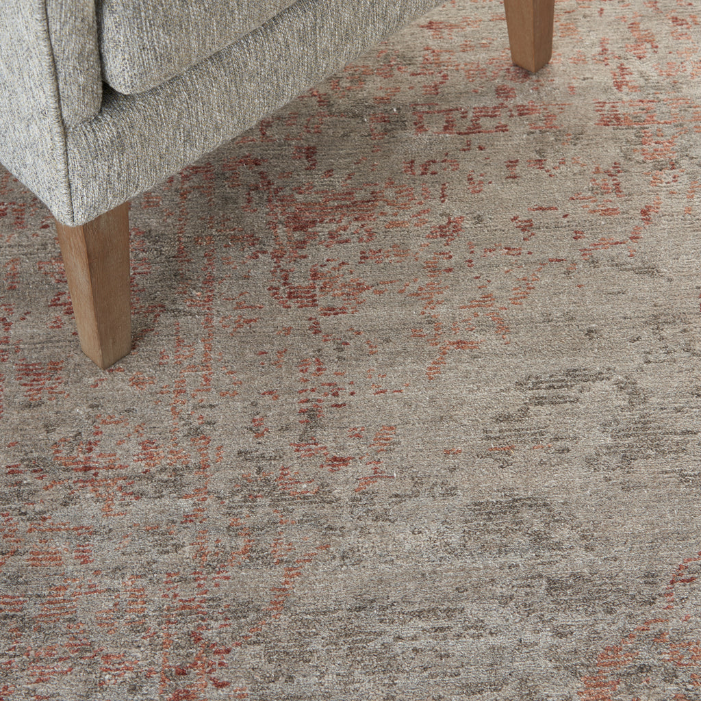 nourison lucent lcn07 silver red rug