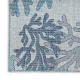 nourison garden oasis goa05 blue rug