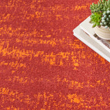 nourison nourison essentials nre03 red rug