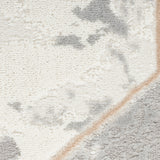 nourison elation etn11 ivory grey rug