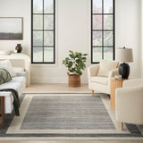 nourison serenity home srh07 grey ivory rug