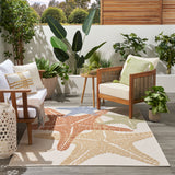 nourison aloha alh28 ivory multicolor rug
