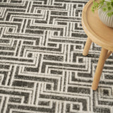 nourison serenity home srh04 grey ivory rug