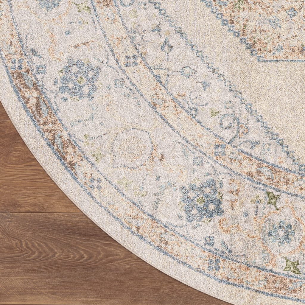 nourison astra machine washable asw13 ivory blue rug