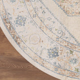 nourison astra machine washable asw13 ivory blue rug