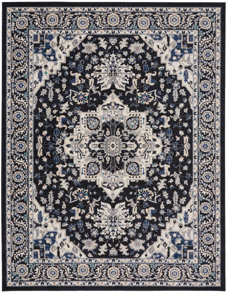 nourison passion psn33 black ivory rug