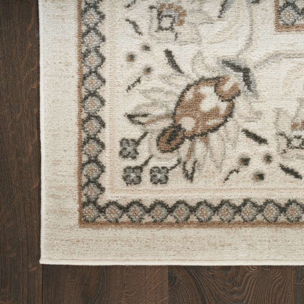 nourison serenity home srh02 ivory mocha rug