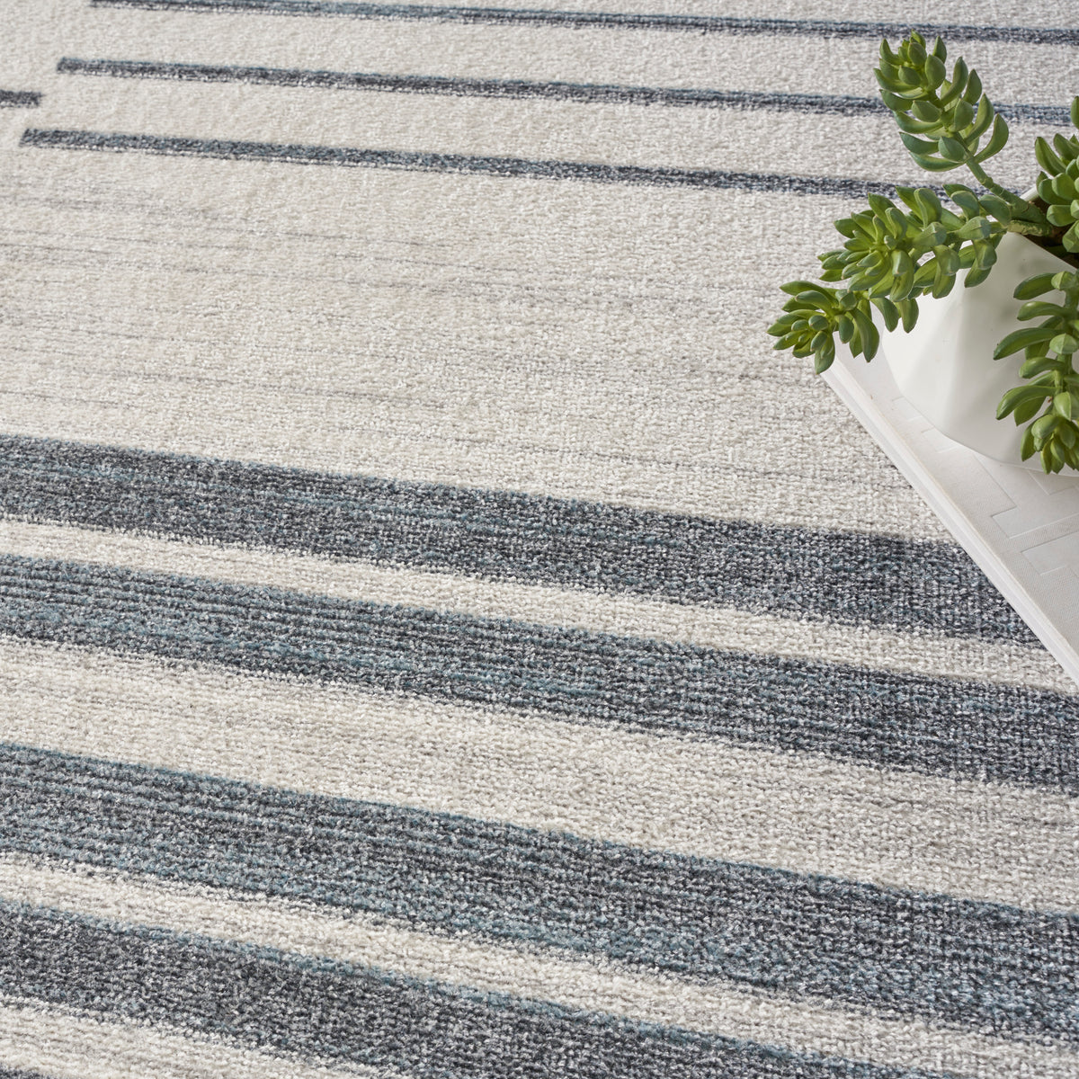 nourison astra machine washable asw04 ivory blue rug