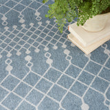 nourison astra machine washable asw10 blue rug