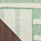 nourison positano pos03 blue green ivory rug